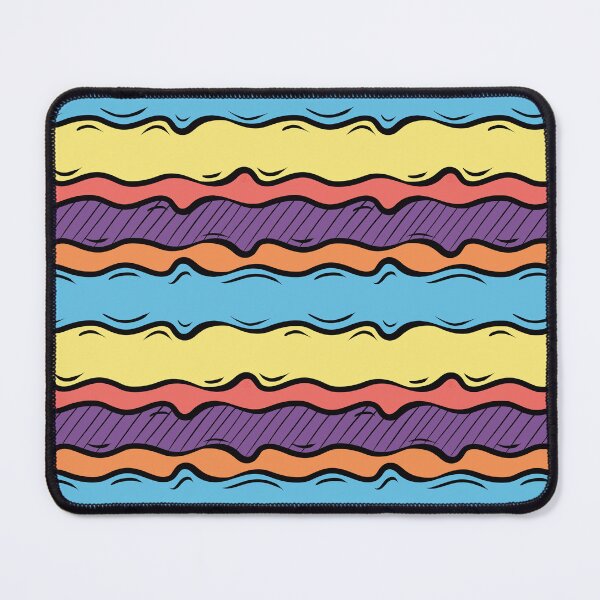 Item preview, Vibrant Colorful Wavy Stripes designed and sold by ChantellaGF.