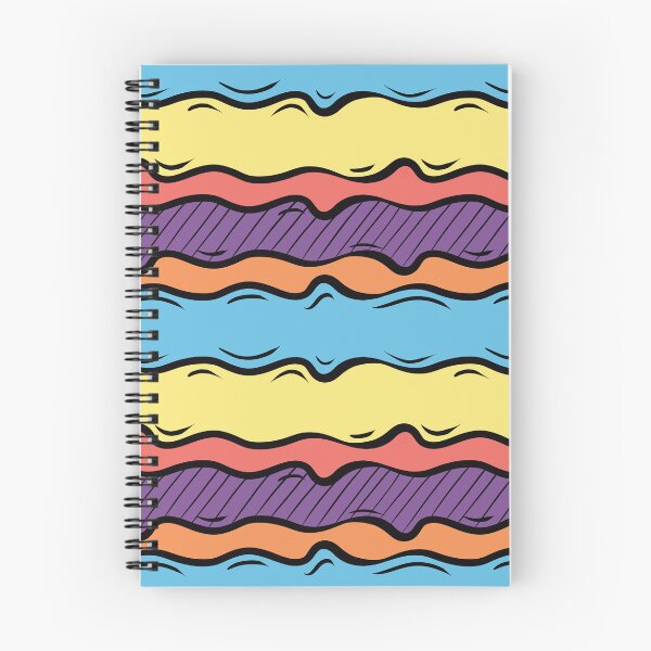 Item preview, Vibrant Colorful Wavy Stripes designed and sold by ChantellaGF.