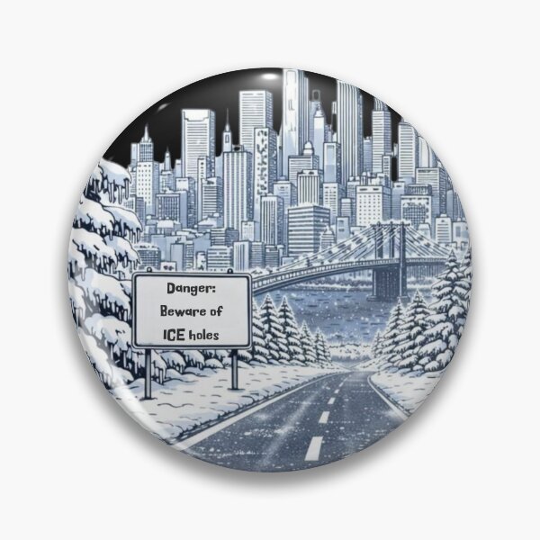 Item preview, City: Beware of ICE Holes designed and sold by Threshing Pigeon.
