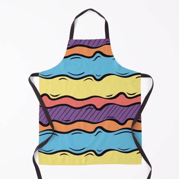 Item preview, Vibrant Colorful Wavy Stripes designed and sold by ChantellaGF.