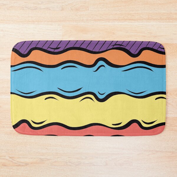 Item preview, Vibrant Colorful Wavy Stripes designed and sold by ChantellaGF.