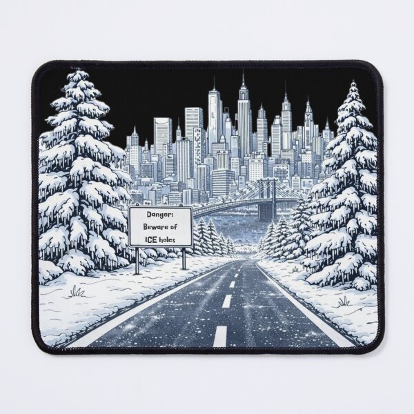 Item preview, City: Beware of ICE Holes designed and sold by Threshing Pigeon.