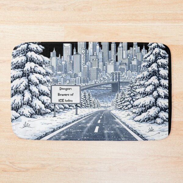 Item preview, City: Beware of ICE Holes designed and sold by Threshing Pigeon.