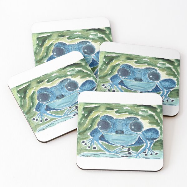 Item preview, Giant Blue Poison Dart Frog  designed and sold by Anke‘s Bazaar.