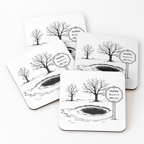 Item preview, Pond: Beware of ICE holes designed and sold by Threshing Pigeon.