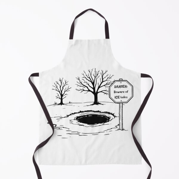 Item preview, Pond: Beware of ICE holes designed and sold by Threshing Pigeon.