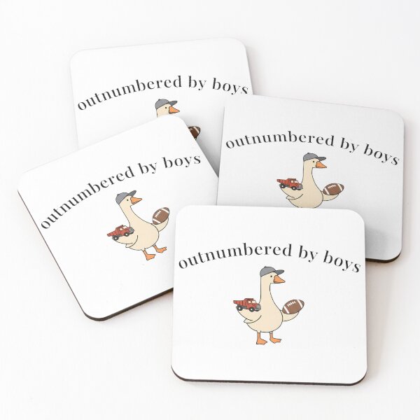 Item preview, Outnumbered By Boys Goose Truck Football Mom designed and sold by OlyvieArt.