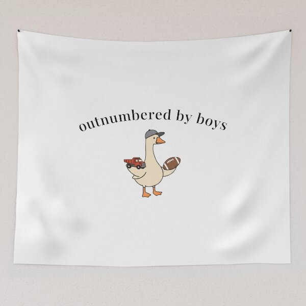 Item preview, Outnumbered By Boys Goose Truck Football Mom designed and sold by OlyvieArt.