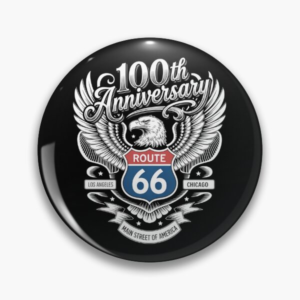 Item preview, Route 66 100th Anniversary Vintage Eagle Design designed and sold by annaOMline.