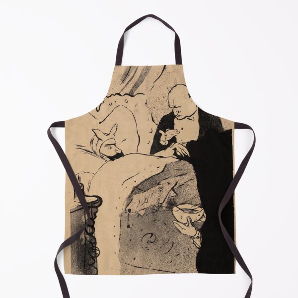 Item preview, Carnot Is Sick from Les Vieilles Histoires by Henri de Toulouse-Lautrec | Vintage French Lithograph Poster Print designed and sold by artofuniverse.