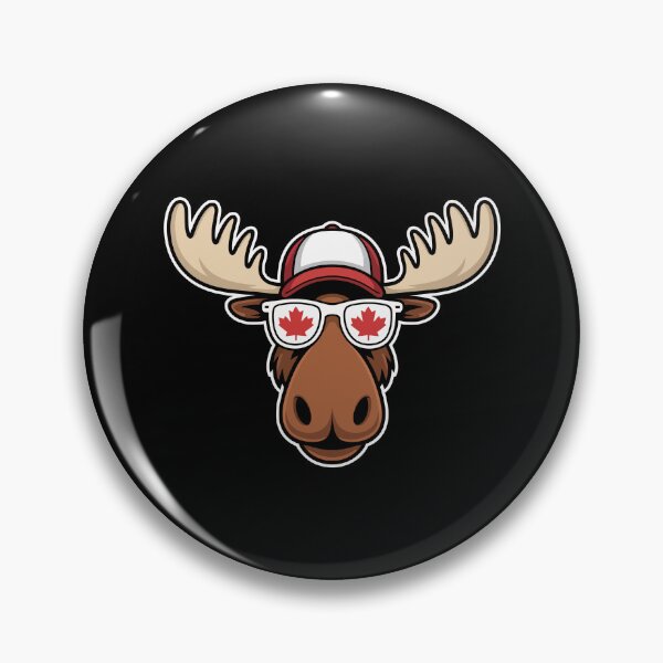 Item preview, Moose with Canadian Glasses designed and sold by jkrphoto.