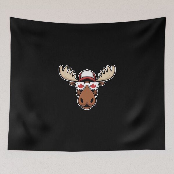 Item preview, Moose with Canadian Glasses designed and sold by jkrphoto.