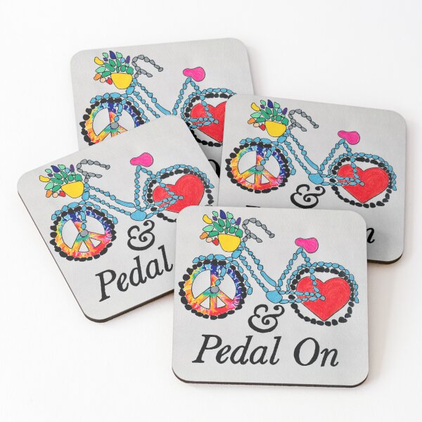 Item preview, Peace Love & Pedal On ~ Cindy Cunningham  designed and sold by Cindy Cunningham.