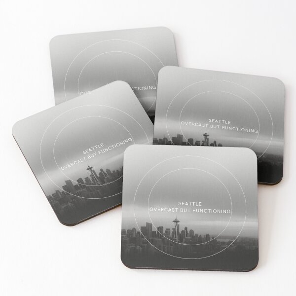 Item preview, Seattle: Overcast but Functioning. [Flavor 1] designed and sold by Mildly Thriving Co..