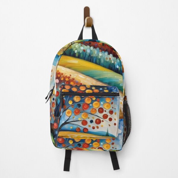 Item preview, Colorful Path Through the Hills designed and sold by Undersea Ai Art.