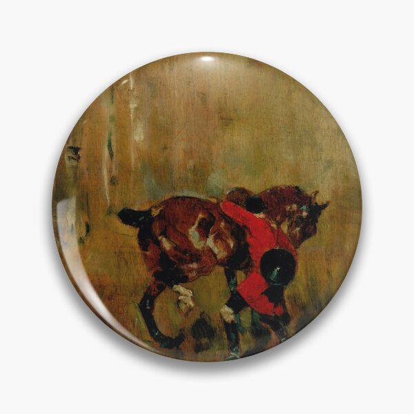 Item preview, Cavalier de Chasse à Courre by Henri de Toulouse-Lautrec | Vintage Equestrian Horse Hunting Art Print designed and sold by artofuniverse.