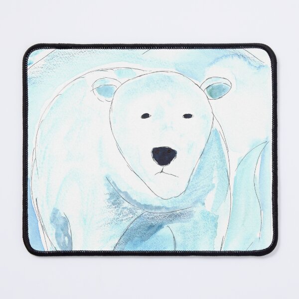 Item preview, Giant Light Blue Polar Bear  designed and sold by Anke‘s Bazaar.
