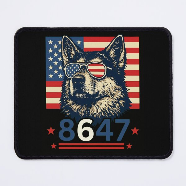 Item preview, 8647 Patriotic German Shepherd American Flag Sunglasses Retro designed and sold by haitrieuic96.