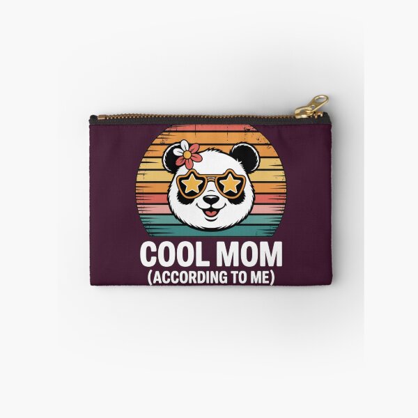Item preview, Cool Mom According To Me Panda Shirt – Cute Retro Panda Mom Gift designed and sold by Biedroneczka.