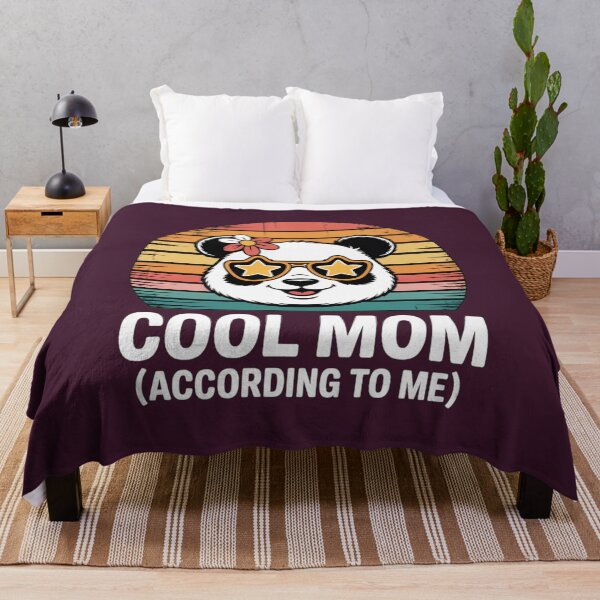 Item preview, Cool Mom According To Me Panda Shirt – Cute Retro Panda Mom Gift designed and sold by Biedroneczka.