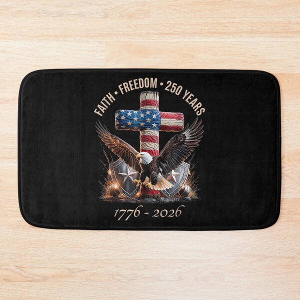 Item preview, Faith Freedom 250 Years American Patriot Christian Independence 1776 2026 designed and sold by SanTiOmal.