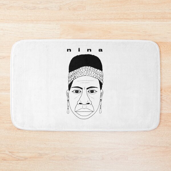 Item preview, Black and white drawn portrait of Nina (head only) designed and sold by Eric Sintès.