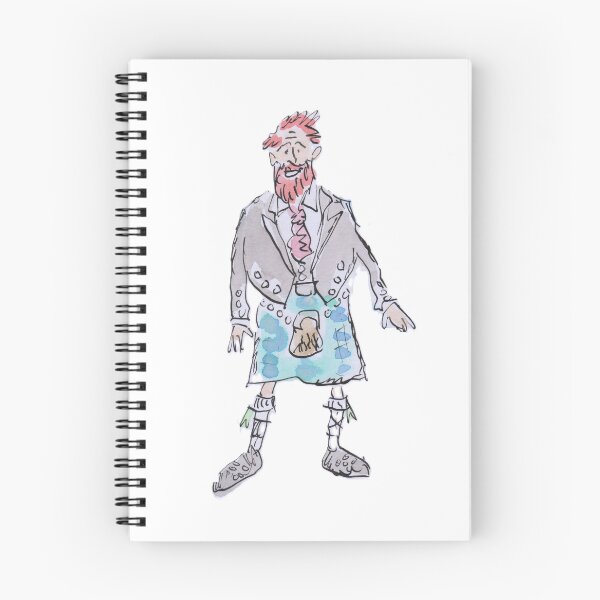 Item preview, Scottish man in a kilt designed and sold by Inky Fingers Illustrations.