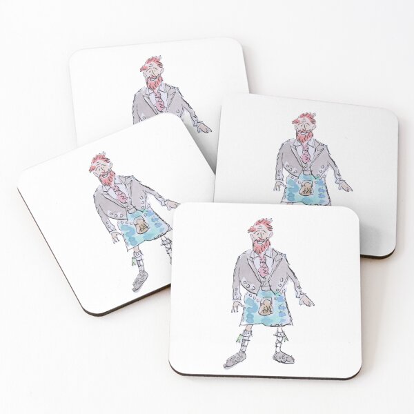 Item preview, Scottish man in a kilt designed and sold by Inky Fingers Illustrations.
