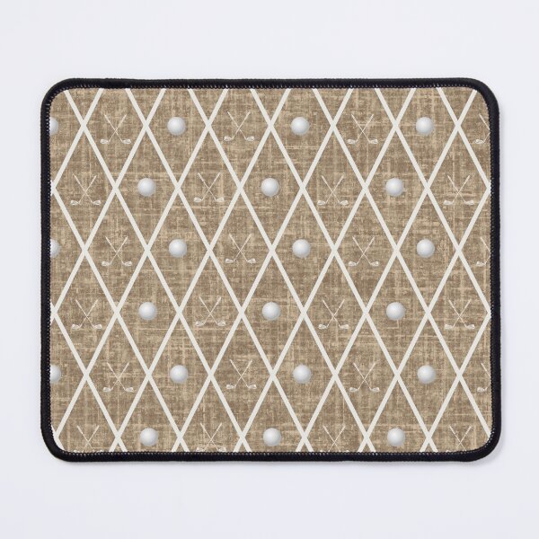 Item preview, Golf Balls & Clubs Argyle on Caramel designed and sold by KSimpson838.
