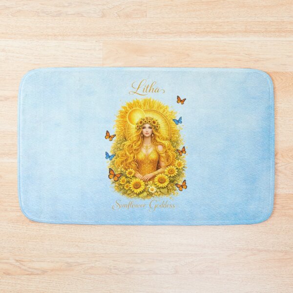 Item preview, Litha Sunflower Goddess – Radiant Spirit of Midsummer designed and sold by MysticOzzy.