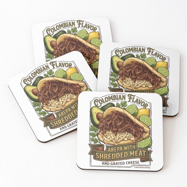 Item preview, Realistic Colombian Arepa — Illustrated Food Art | Meat and Cheese designed and sold by ColombianaShop.