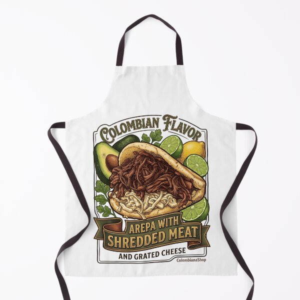 Item preview, Realistic Colombian Arepa — Illustrated Food Art | Meat and Cheese designed and sold by ColombianaShop.