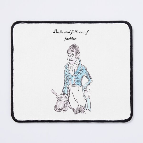 Item preview, Regency era dedicated follower of fashion designed and sold by Inky Fingers Illustrations.
