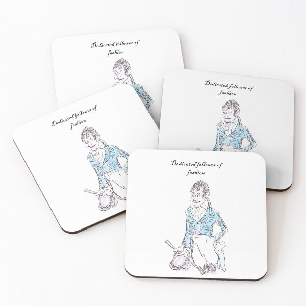 Item preview, Regency era dedicated follower of fashion designed and sold by Inky Fingers Illustrations.