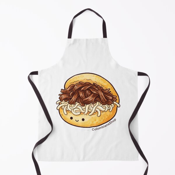 Item preview, Colombian Chibi Arepa — Cute Food Art | Kawaii Arepa with Meat designed and sold by ColombianaShop.