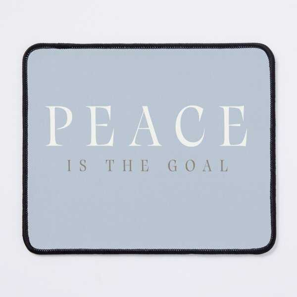 Item preview, Peace Is The Goal Minimalist Calm Vibes T-Shirt designed and sold by DESIGN BUREAU .