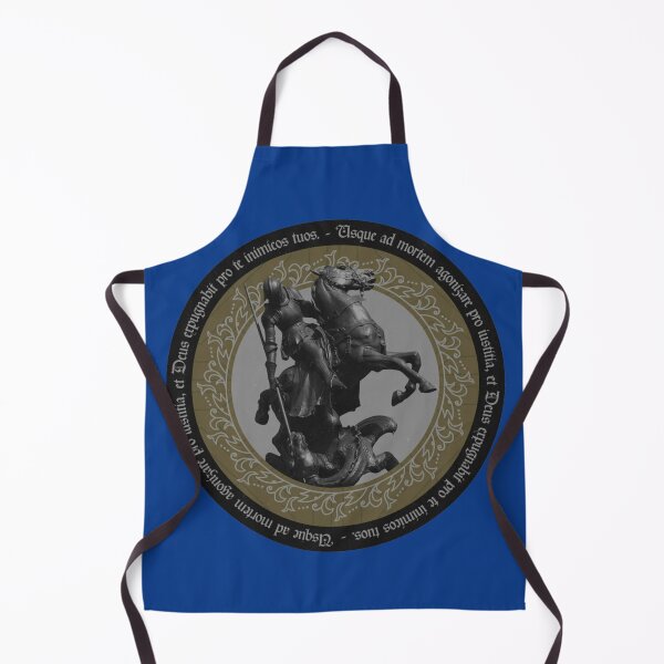 Item preview, Medieval Catholic St George | Modern Trad Style Insignia with Latin Phrase designed and sold by Based History.