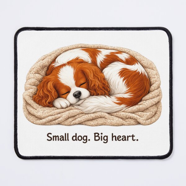 Item preview, Blenheim Cavalier Small Dog Big Heart designed and sold by SpottyRainbow.