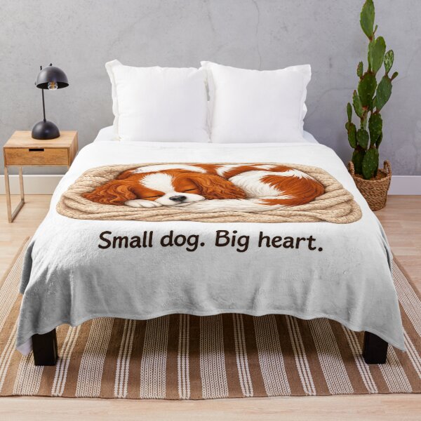 Item preview, Blenheim Cavalier Small Dog Big Heart designed and sold by SpottyRainbow.