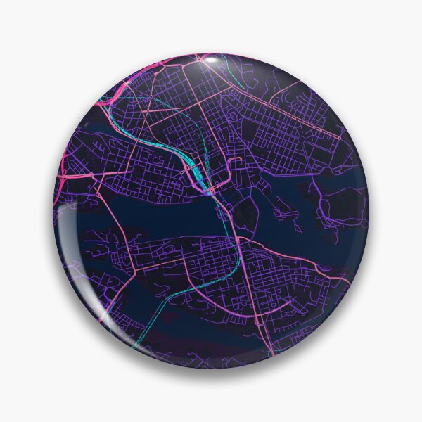Item preview, Neon Style Map of Stockholm, Sweden designed and sold by Enea Kelo.