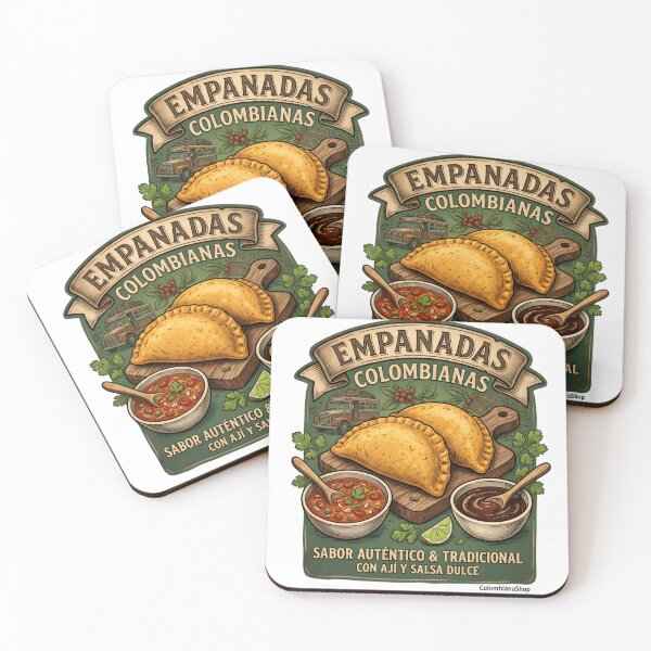 Item preview, Vintage Colombian Empanadas — Hand-Drawn Food Art | Authentic Flavor designed and sold by ColombianaShop.