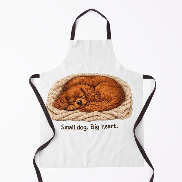 Item preview, Ruby Cavalier Small Dog Big Heart designed and sold by SpottyRainbow.