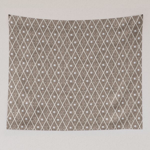 Item preview, Golf Balls & Clubs Argyle on Medium Brown designed and sold by KSimpson838.