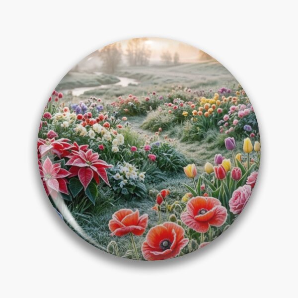 Item preview, Enchanted Meadow with Beautiful Flowers designed and sold by Uniqueartai.