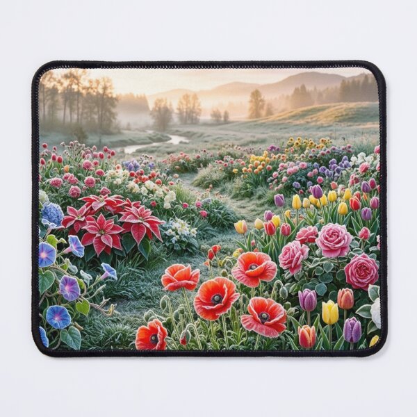 Item preview, Enchanted Meadow with Beautiful Flowers designed and sold by Uniqueartai.