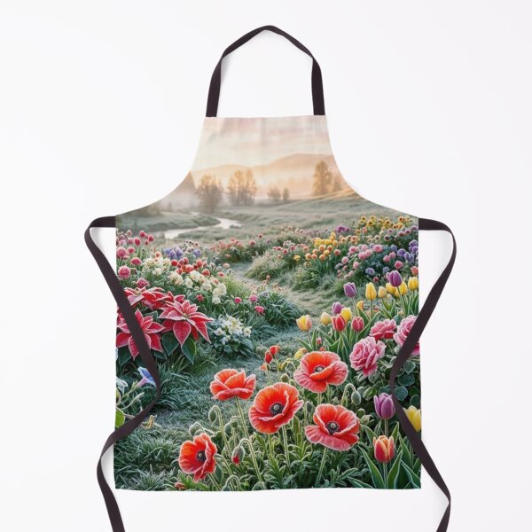 Item preview, Enchanted Meadow with Beautiful Flowers designed and sold by Uniqueartai.