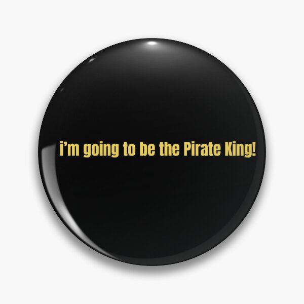 Item preview, Pirate King Minimalist Typography  designed and sold by DGArtStudioLab.