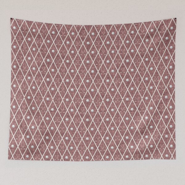 Item preview, Golf Balls & Clubs Argyle on Rosewood Pink designed and sold by KSimpson838.