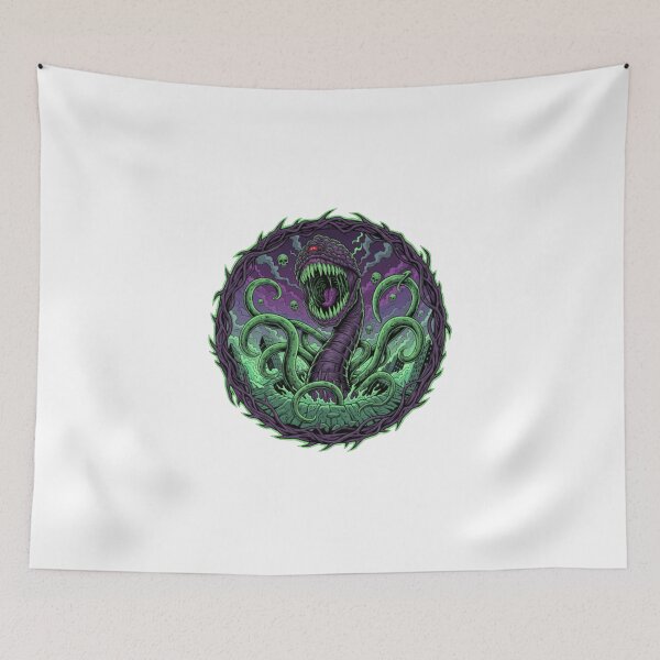 Item preview, TOCOCLAWS Cyber Worm - Toxic Tentacle Monster designed and sold by TOCOCLAWS.