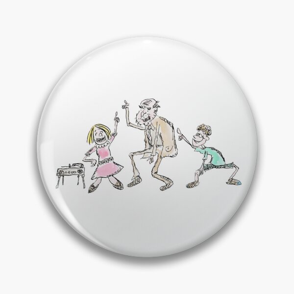 Item preview, dancing with grandad designed and sold by Inky Fingers Illustrations.